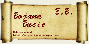 Bojana Bučić vizit kartica
